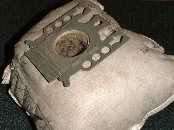  Bolsa llena de polvo