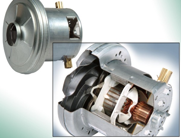  Motor aspirador con cepillos.
