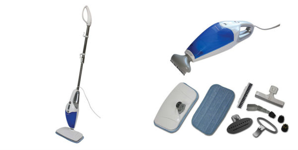  Fregona de vapor y accesorios a ella.