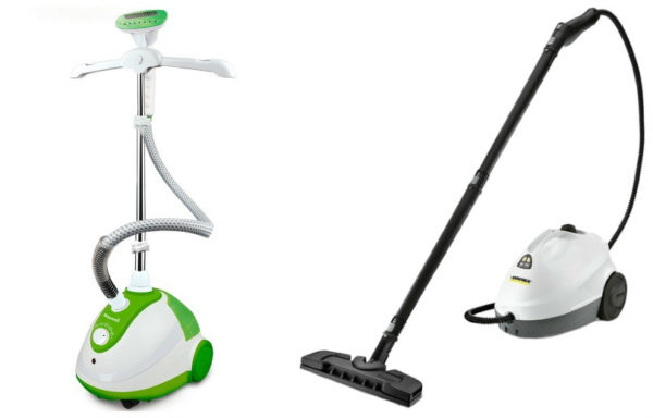  Vaporizador (izquierda) y limpiador a vapor (derecha)