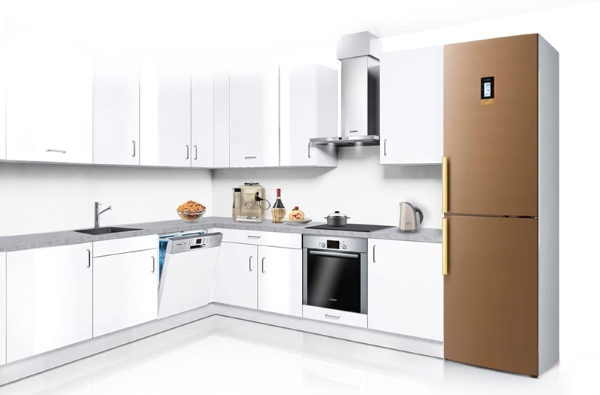  Refrigerador Bosch en el interior.