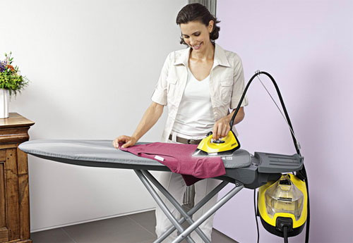  Planchado de ropa con generador de vapor.
