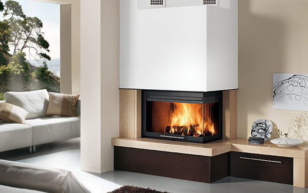  Chimenea eléctrica asimétrica