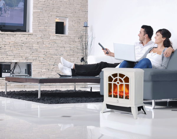 Chimenea eléctrica al aire libre