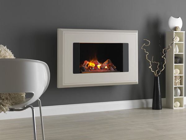  Chimenea eléctrica de pared
