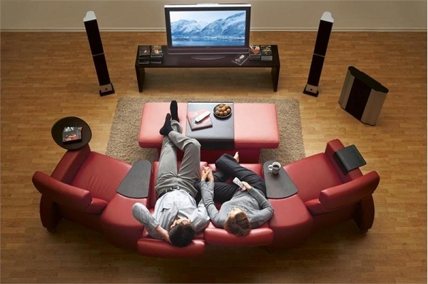  Viendo cine en casa