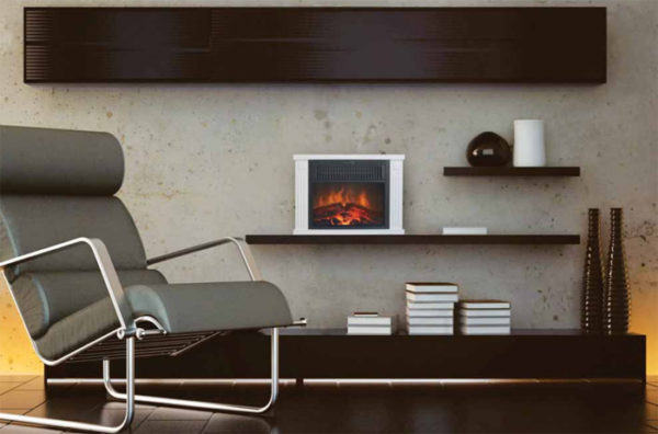  Mini chimenea eléctrica