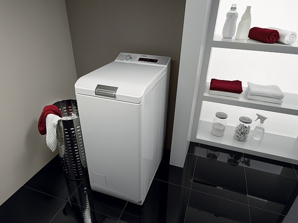  Máquina vertical en el baño.