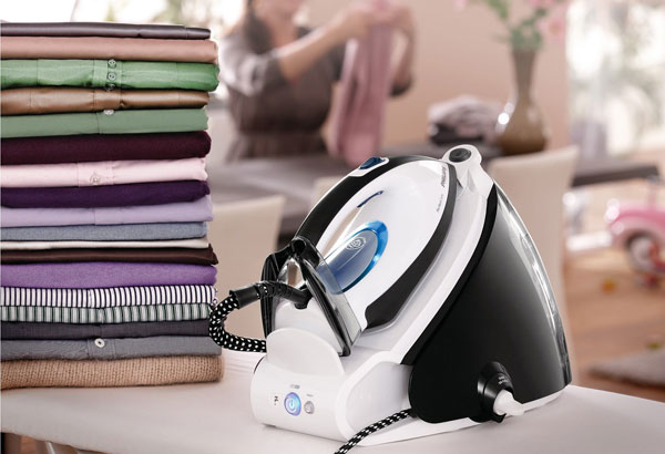  Plancha con generador de vapor.