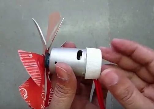  Aspirador casero de motor.