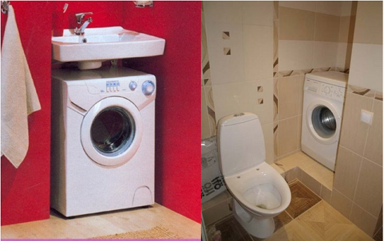  La máquina en el baño.