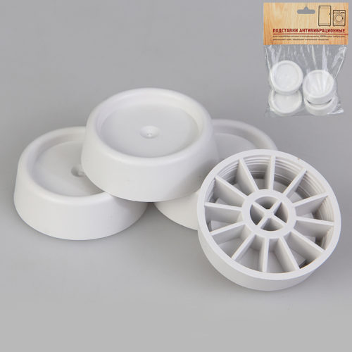  Soporte antivibración para las piernas de la lavadora.