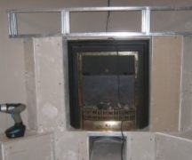  Chimenea eléctrica casera