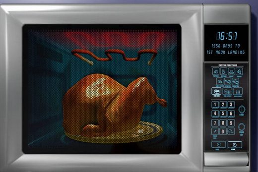  Horno con microondas y grill.
