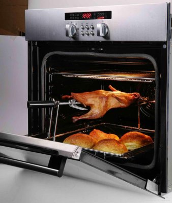  Horno con escupitajo