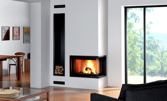  Chimenea eléctrica empotrada.