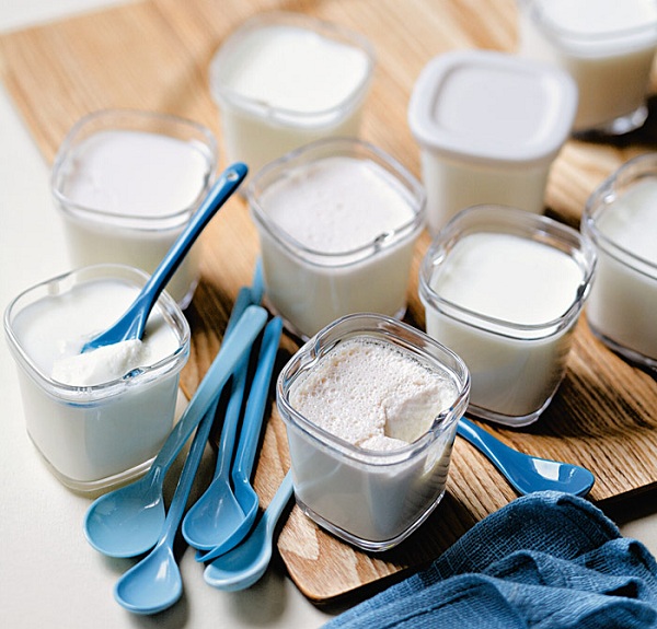  Yogurt en tarros