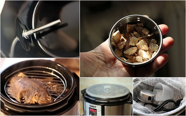  Multicooker con función de ahumado.