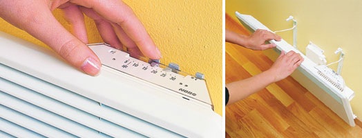  Ajuste manual del termostato