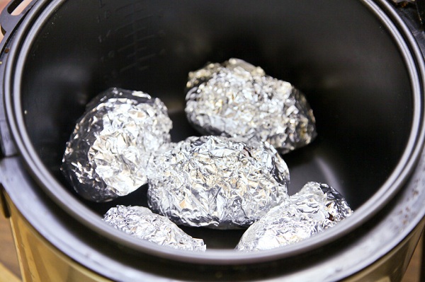  Papas en papel de aluminio