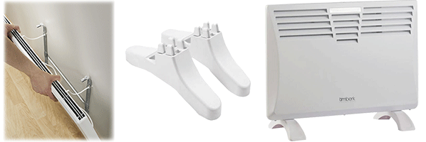  Opciones de instalación convector