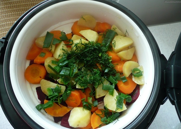  verduras al vapor