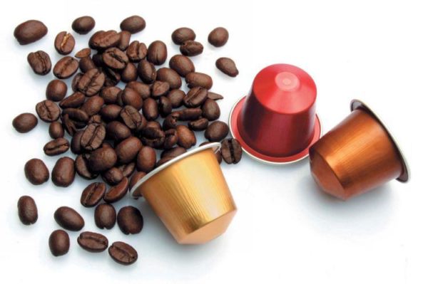  Cápsulas de aluminio para máquina de café.