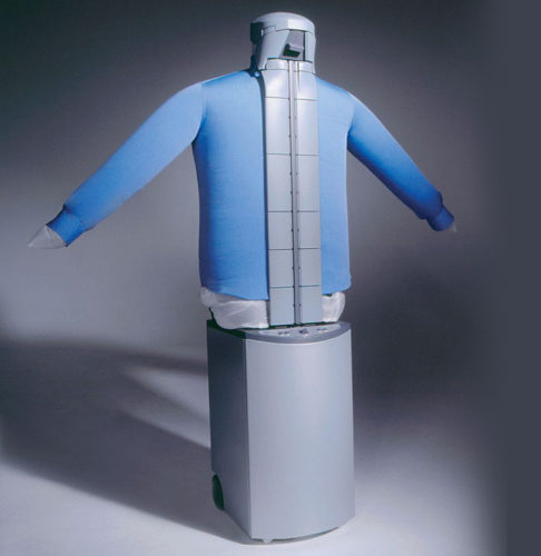 Maniquí de vapor planchado