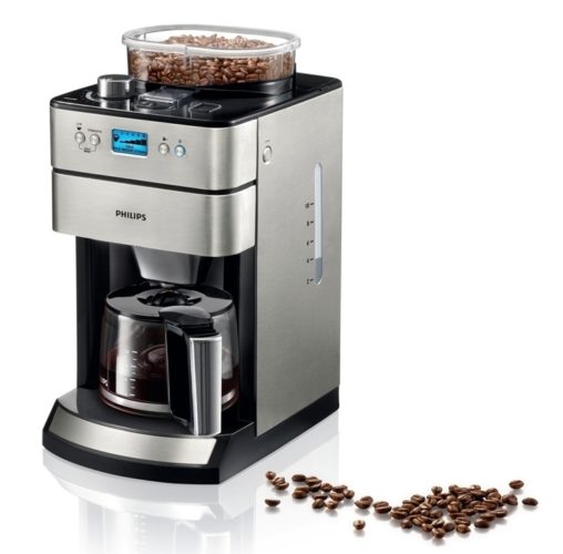  Cafetera con molinillo de café.
