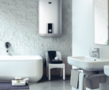 Calentador de agua en el baño