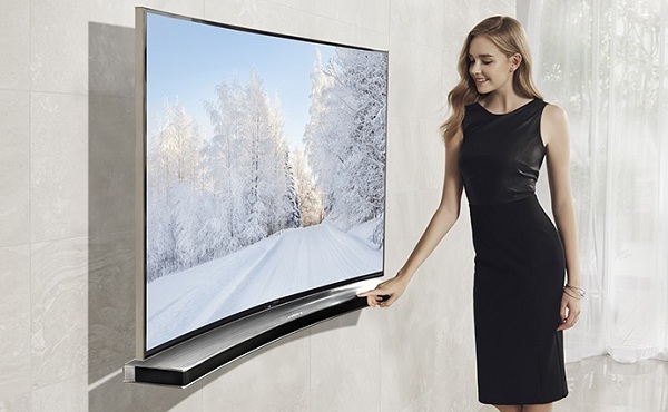  Enciende el televisor con los botones.