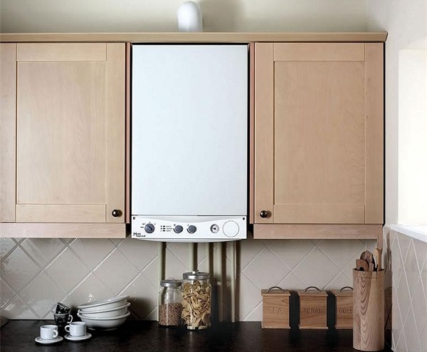  Columna de gas en la cocina.