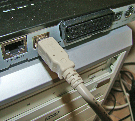 Conectar vía usb