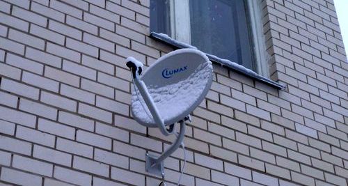  Antena en la nieve