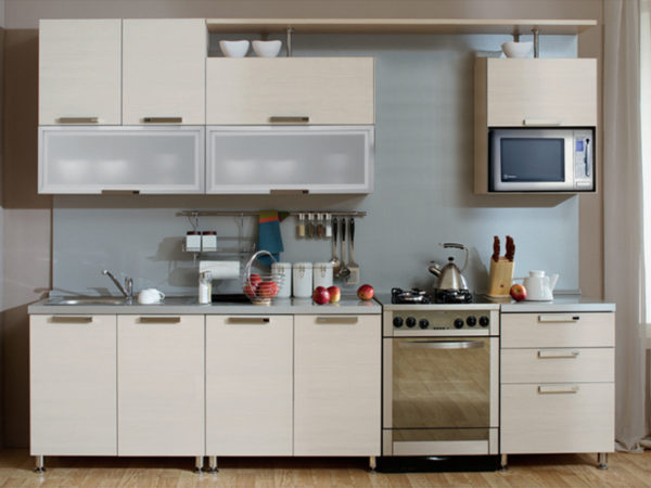 Microondas en la cocina.