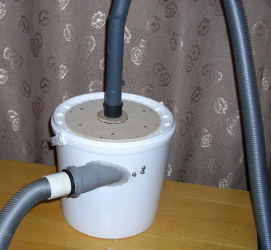  Separador de polvo casero