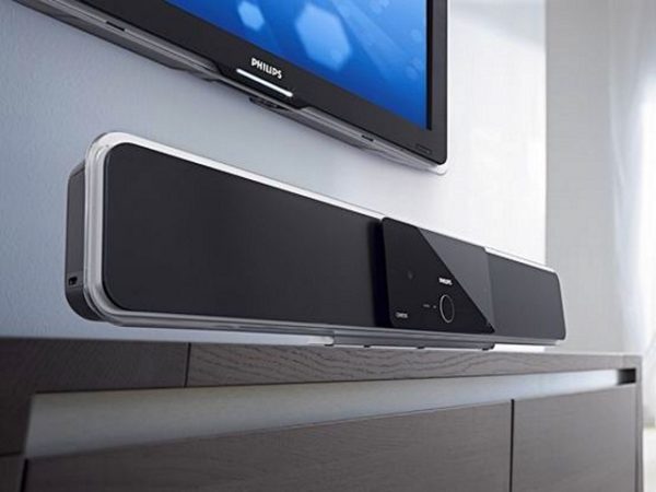  Barra de sonido debajo de la TV