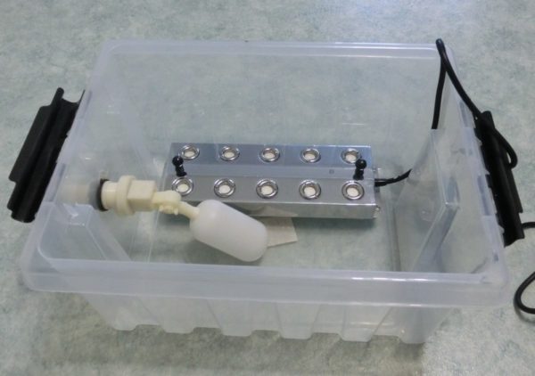  Humidificador del envase.