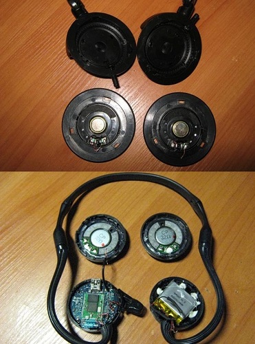  Desmontaje de auriculares