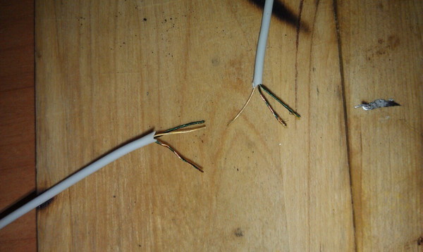  Dos cables para la conexión.