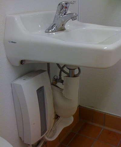 Calentador de agua instantaneo