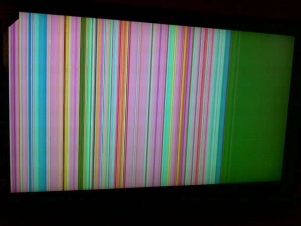  Rayas en pantalla
