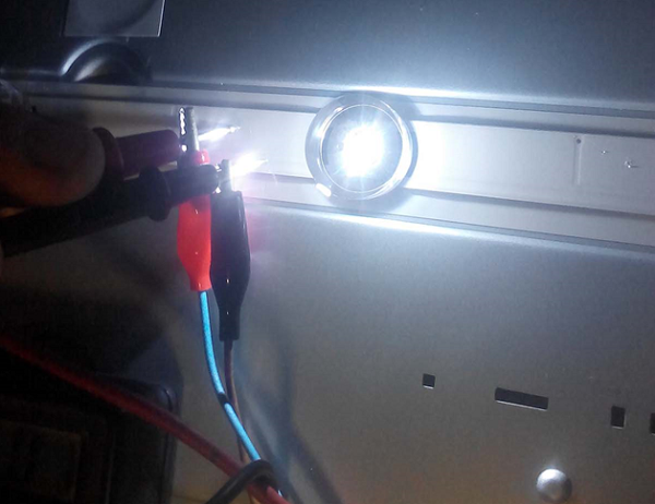  Búsqueda de un LED quemado
