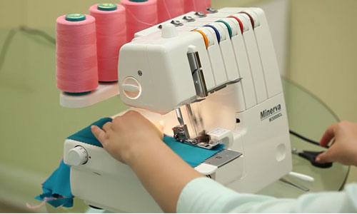  Tratamiento de tejido overlock