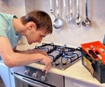  Reparación de la estufa de gas.
