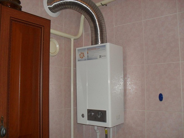  Columna Electrolux en el interior.