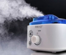  No sale vapor del humidificador.