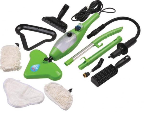 Juego completo de trapeador a vapor.