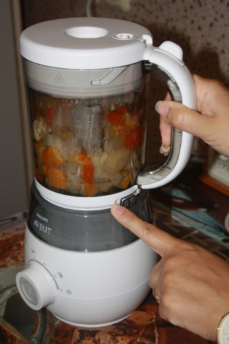  Batidora de vapor Philips Avent Blender en el trabajo