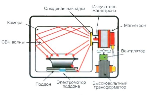 Dispositivo de horno de microondas